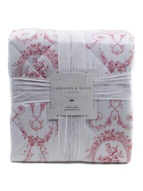CABBAGES & ROSES Floral Toile Comforter Set